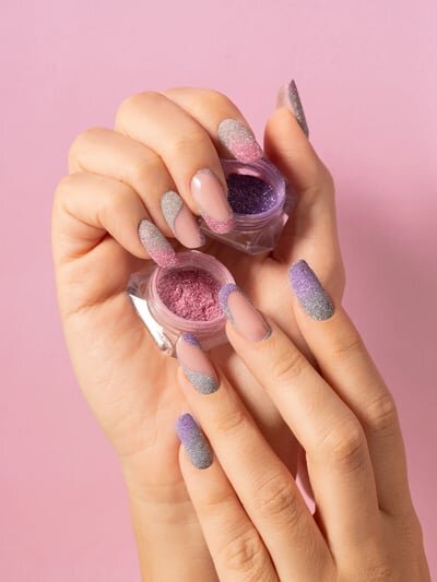 unghie termhce glitter thermo